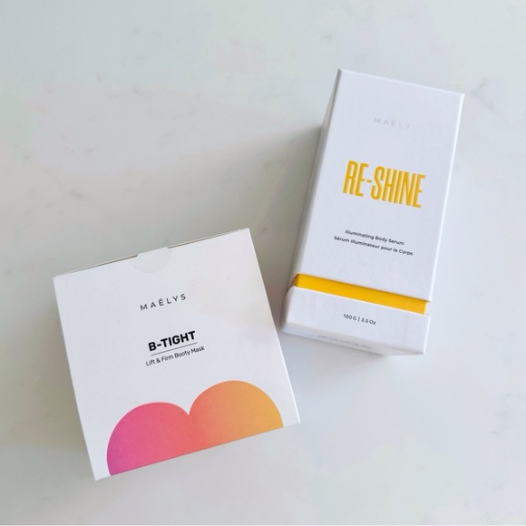 MAELYS Skincare Bundle: B-TIGHT Booty Mask & RE-SHINE Illuminating Body Serum - Picture 17 of 17